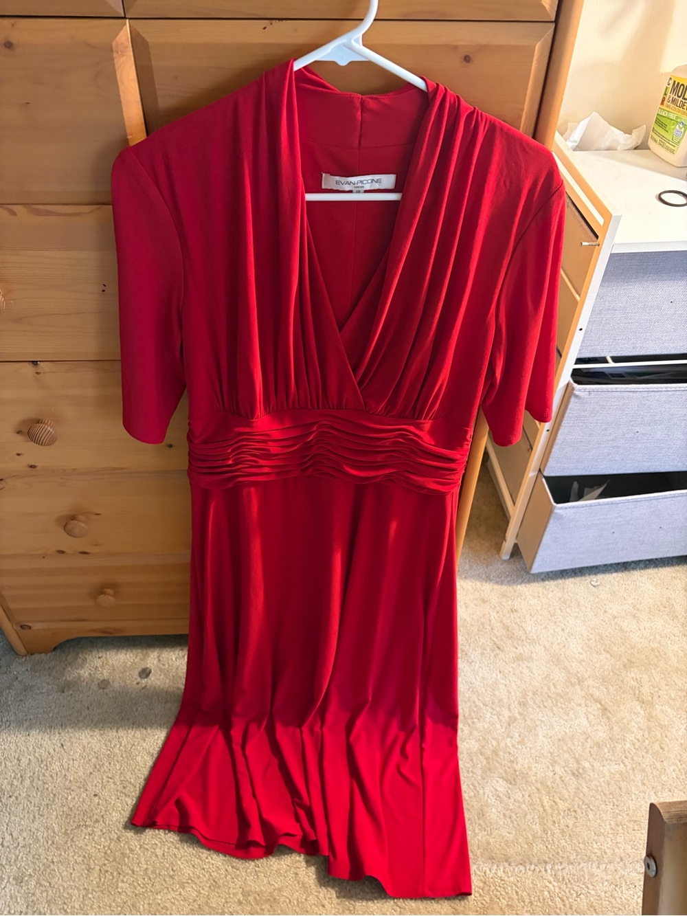 Red dress label - Evan-Picone